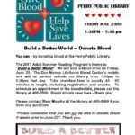 Build a Better World- blood drive poster