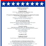 phs veterans day Schedule of Events – 2017