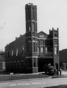 The Perry Fire Station, built in 1904, was demolished in 1979.