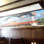 Doug Shelton's mural, “The Hiawatha,” can be viewed in David’s Milwaukee Diner in the Hotel Pattee.