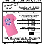 Perry Softball Strike Out Cancer 2015 Order Form