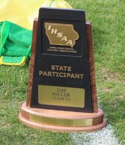 Not the trophy Perry would have preferred, but one that 40 other Class 2A schools would love to have.