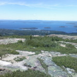 The view from Cadillac Mountain in Acadia National Park, Maine.
