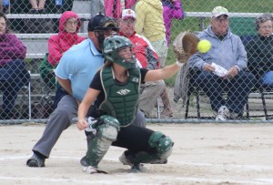 Junior catcher Meagan Bandstra led W-G in hits (50), doubles (14), RBIs (35) and average (.417).