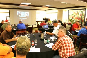 The August meeting brought public works experts from around the Midwest to the Hotel Pattee for discussions of current best practices.