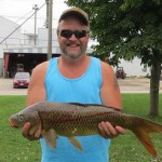 carp John Hupp with the winning fish  8 lb. 1 oz