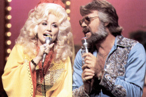 Dolly Parton, left, and Kenny Rogers had a hit in 1977 with "Islands in the Stream."
