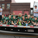 wg hc football younsters on truck