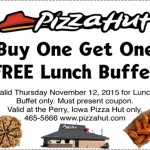 Pizza Hut – Nov 12 coupon