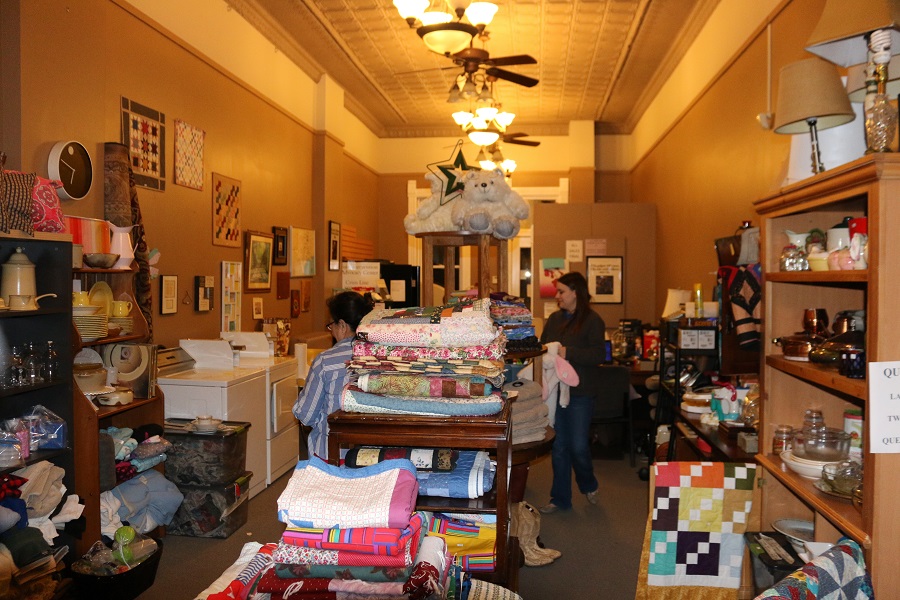 Volunteers at the CIAC thrift shop in Perry said business has been good during the first three weeks of operations.