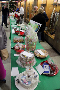 There was no shortage of goodies and various items available at the silent auction.