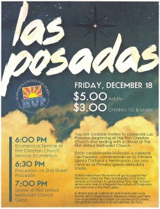 Las Posadas begins Friday, Dec. 18.