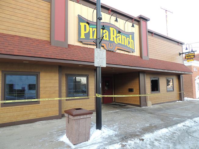 The State Fire Marshall's office is investigating the fire at the Jefferson Pizza Ranch early Wednesday morning. There were no injuries in the blaze, which destroyed the business.
