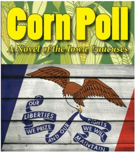 Iowa author Zachary Michael Jack  discussed his novel, "Corn Poll," over a corn-themed meal at the Hotel Pattee Friday.