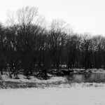 winter creek black and white