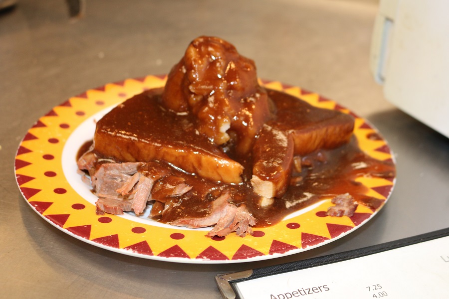 Traditional rib-sticking classics, such as the hot beef sandwich, are served up hot and tasty at Kathy's Kitchen in Woodward, open now at the site of the former Lou's diner.