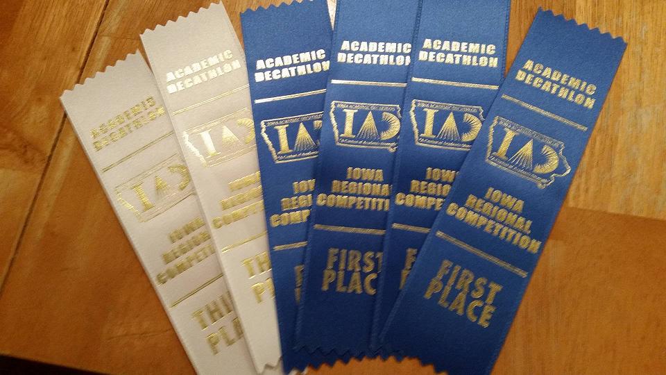 Championship ribbons are proof positive of academic excellence at Perry High School.