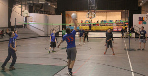 Friday's celebration capping Catholic Schools Week at St. Patrick's School included a Teachers vs. Students volleyball match.