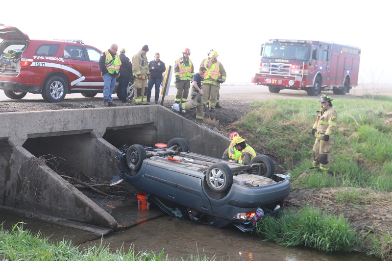 The cause of the one-vehicle rollover accident west of Granger Saturday morning is under investigation by the Dallas County Sheriff's office.