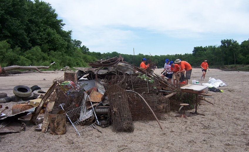 The volume of trash pulled annually from the Raccoon River by volunteers shows there is still room for environmental progress in Iowa.