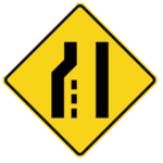 lane ends image