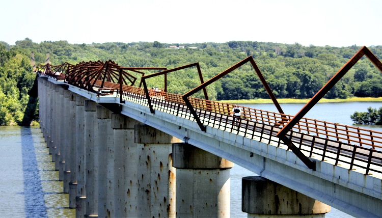 The High Trestle Trail Bridge opened in 2011.