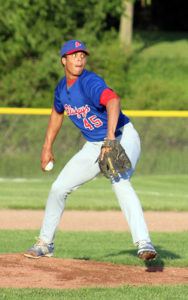 Janier Puente delivers a pitch against visiting Boone Thursday.
