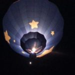 The star pattern on this balloon seems appropriate for the dawn patrol.
