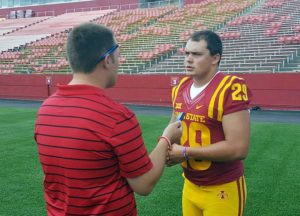 Play in all 36 of your previous games and lead the depth chart at middle linebacker as a senior and you will draw plenty of media attention, as Kane Seeley found out Tuesday.
