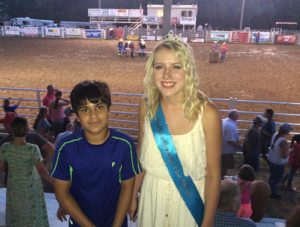Dallas County Fair Queen Savannah David and Avi, who she sponsors as part of Big Brothers/Big Sisters. Photo submitted.