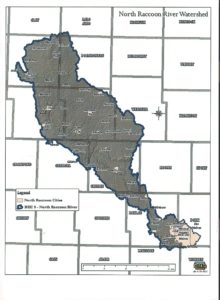 The North Raccoon River WMA includes nearly 60 cities, 14 counties and 14 SWCDs.