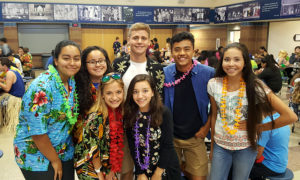 "Tropical Tuesday" was theme at PHS yesterday.