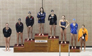 Perry senior Haley Vaughn finished sixth Saturday in the 200 individual medley at the Fort Dodge Invite. Photo courtesy Jim Dowd.