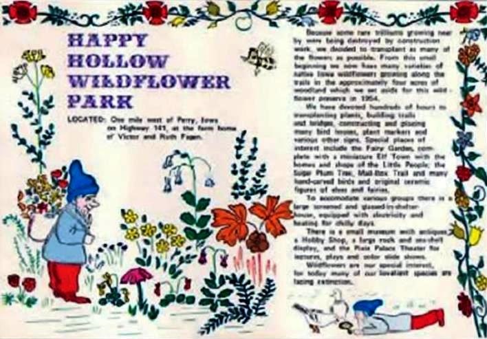 Every visitor to Happy Hollow Park received a complimentary booklet explaining the park and the beauty of nature.