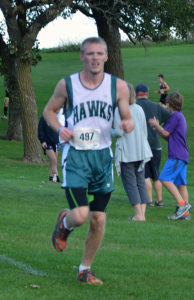 Chandler Cavanaugh's 25th place finish led the W-G varsity. Photo courtesy Chrissy Helbling.