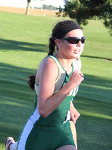 Josie Noland competed for the Woodward-Granger cross country team at Thursday's WCV Invite in Menlo. Photo submitted.