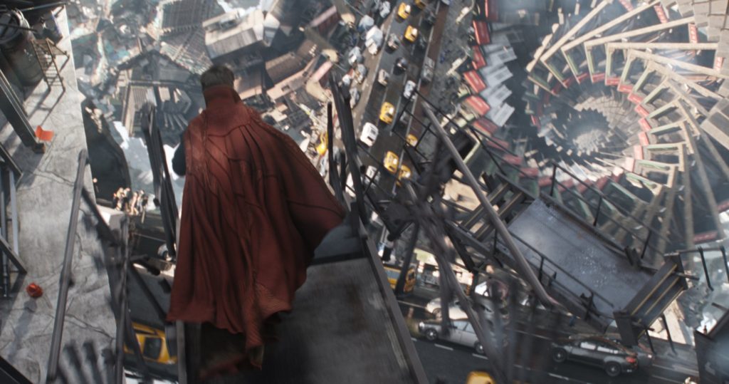 Doctor Strange's visuals take on a role of their own. Courtesy of Marvel Studios