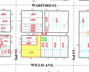 The 11,300-square-foot lot at 1104 Second St. includes the 1946 building, now undergoing extensive improvements.