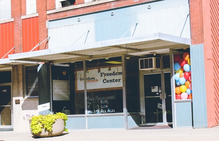 The Freedom for Youth center is located in the old bridal shop at 1210 Second St. in Perry.