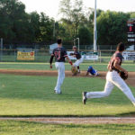 pry base garrido out at second