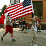 hoco parade boys scouts flag
