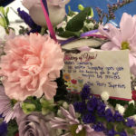 pry vb flowers and note