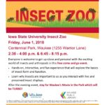 Insect Zoo Waukee flier