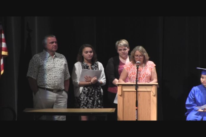 phs The Miner Family presents the Trent Miner Memorial Scholarship. Dan, Avery, Mindy, and Joelle Miner