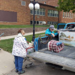 st pats sale 10-18 loading truck