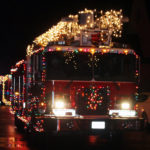 lighted parade 4 ladder truck