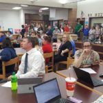 board crowd