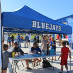 fall sports booster tent