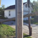 propped pole