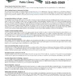 Perry Public Library events – january 2022